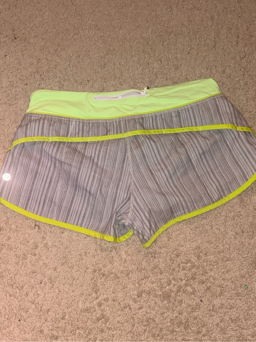 Lululemon run speed shorts in “wee are from space antidote”